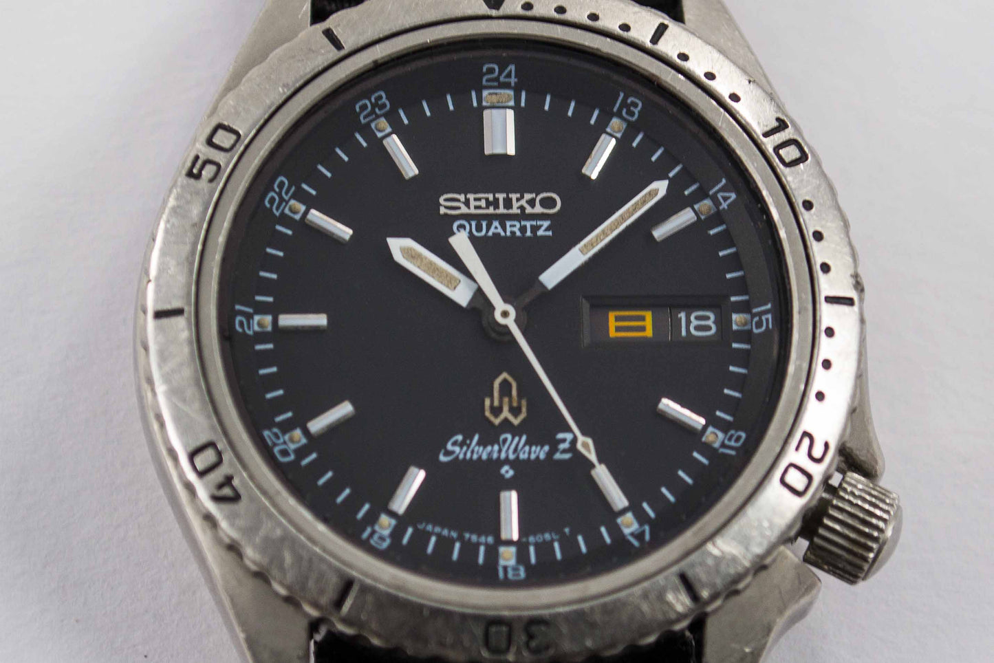Seiko SilverWave Diver JDM 7546-6050 lumeville montre vintage