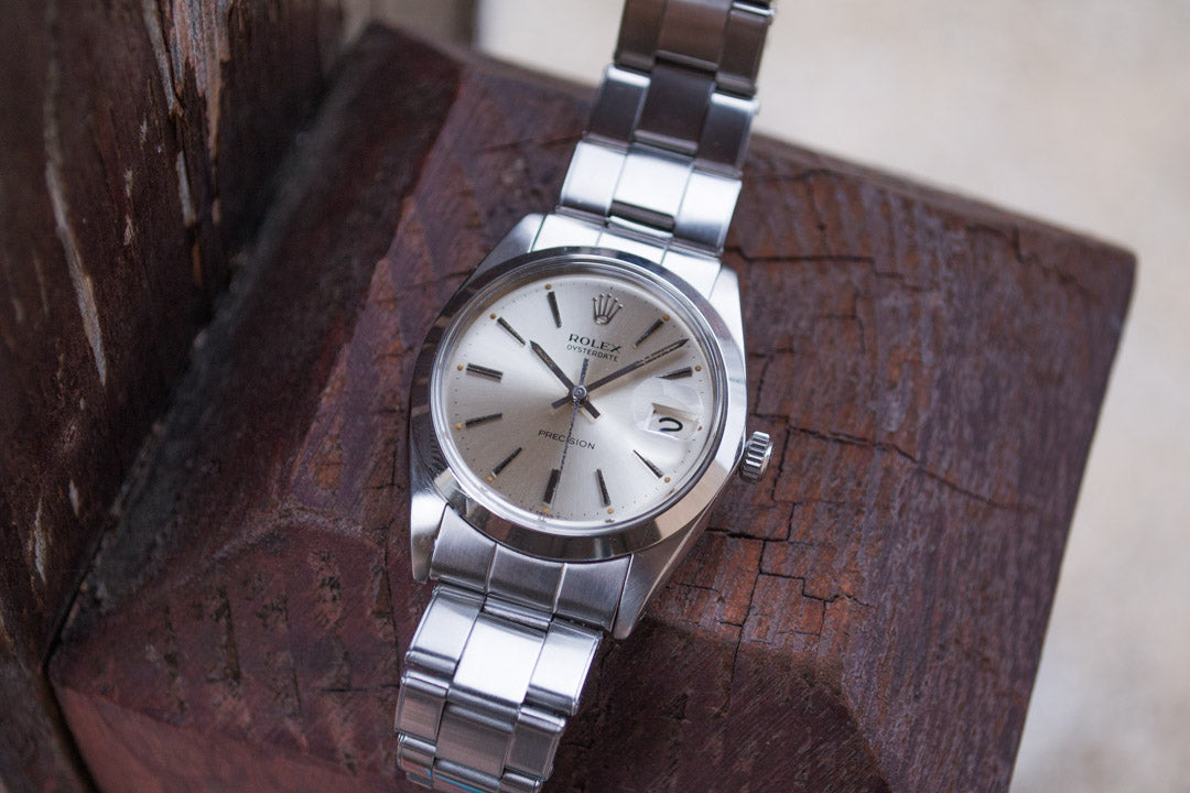 rolex oyster precision 6694 de 1965 lumeville montre vintage