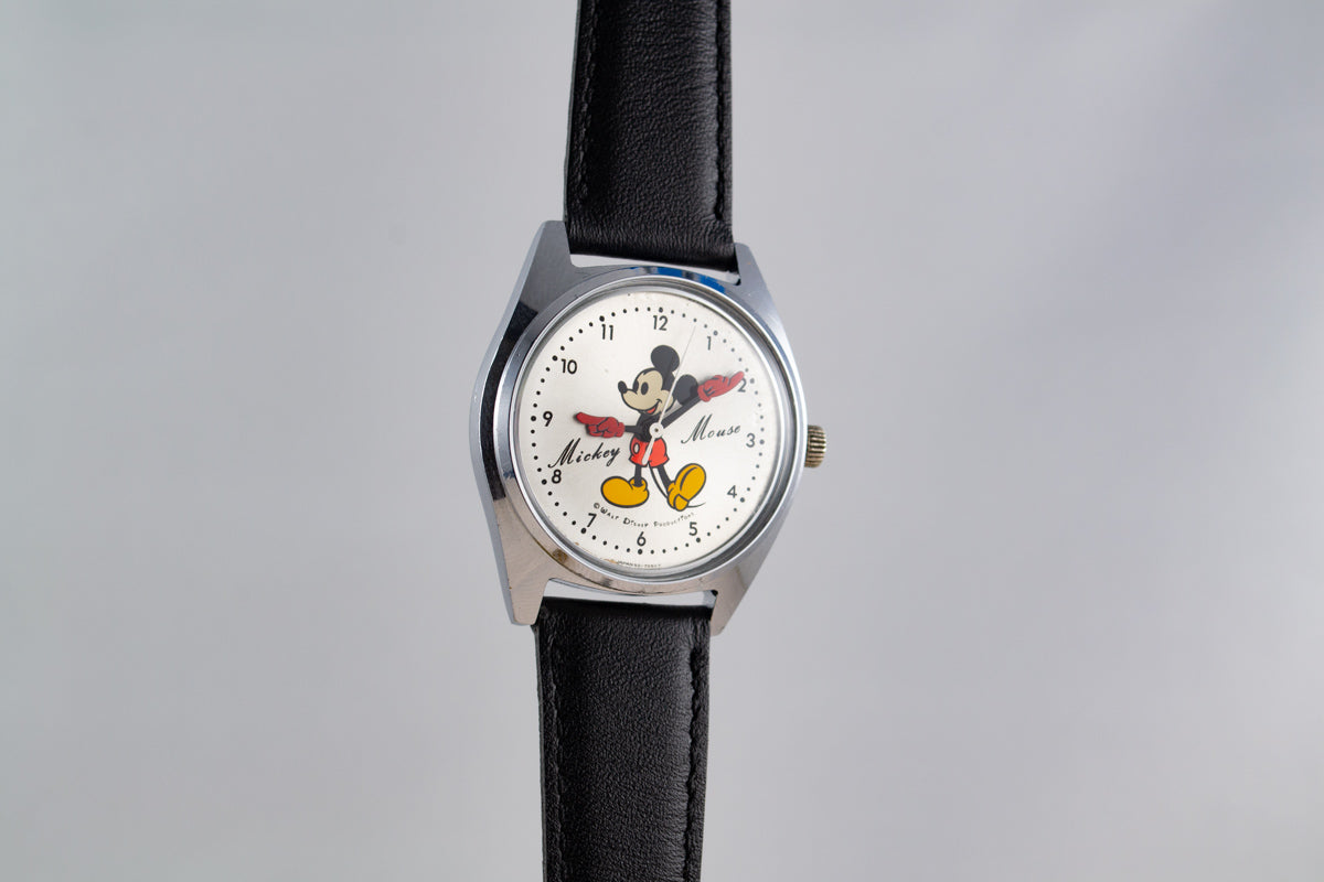 Seiko Disney Mickey mousse 5000-7000 lumeville montre vintage