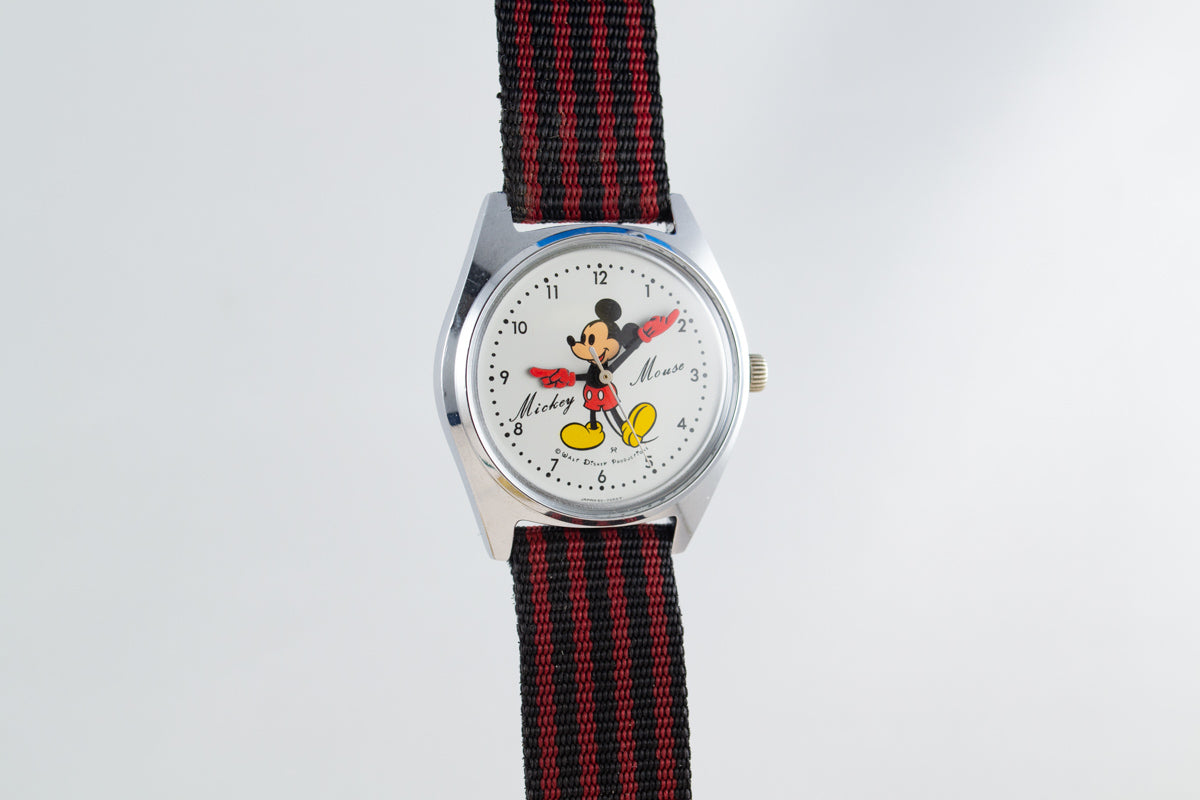 Seiko Disney Mickey mousse 5000-7000 lumeville montre vintage