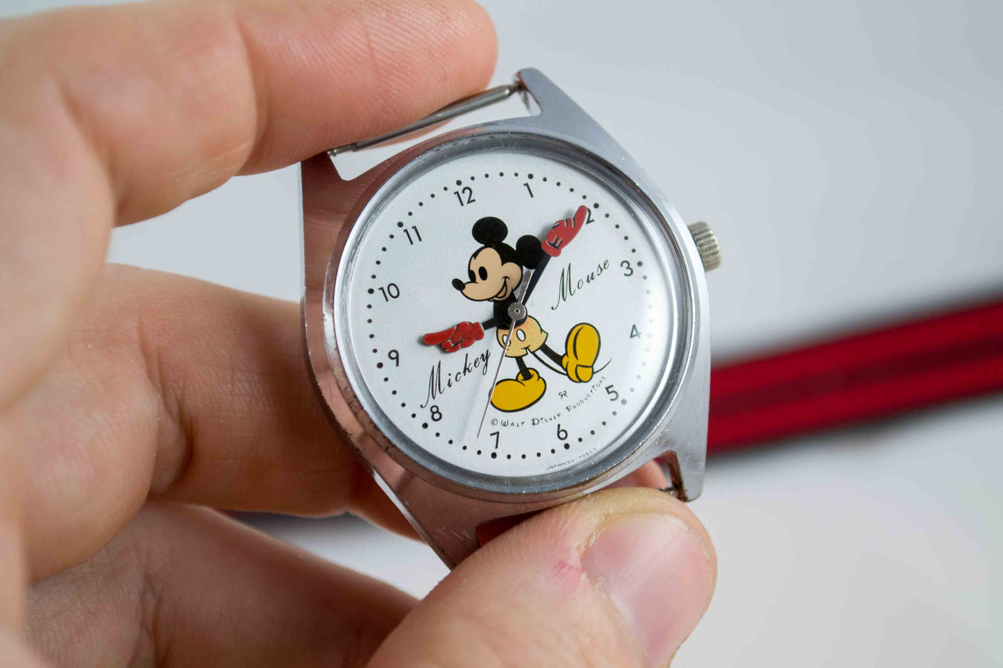 Seiko Mickey Mouse Walt Disney lumeville montre vintage
