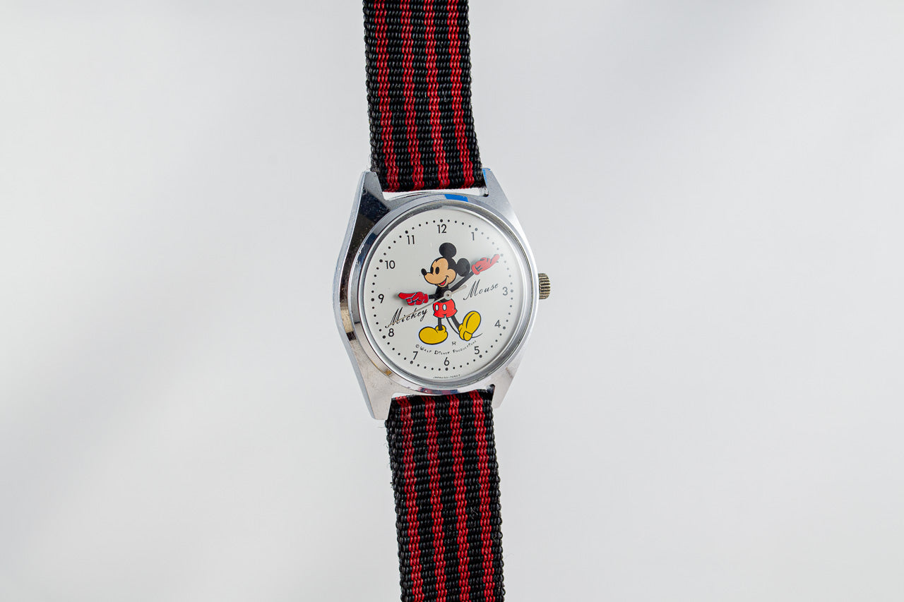 Seiko Mickey Mouse Walt Disney 5000-7000 lumeville montre vintage