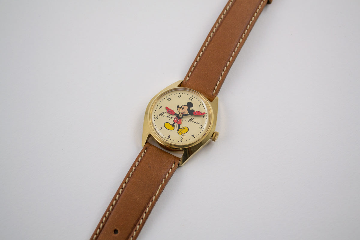 Seiko Mickey Mouse Walt Disney lumeville montre vintage