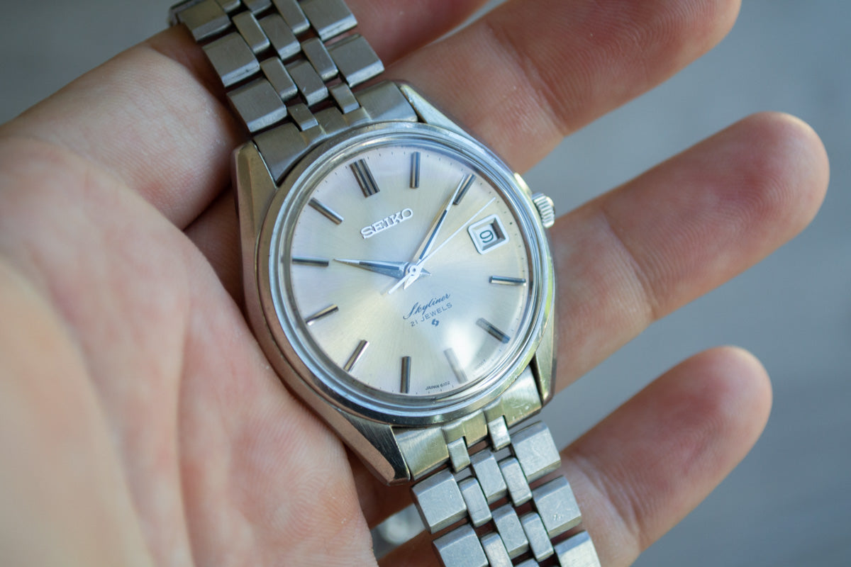 Seiko Skyliner 6102-8000 lumeville montre vintage