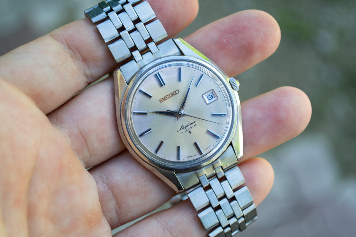 Seiko Skyliner 6102-8000 lumeville montre vintage