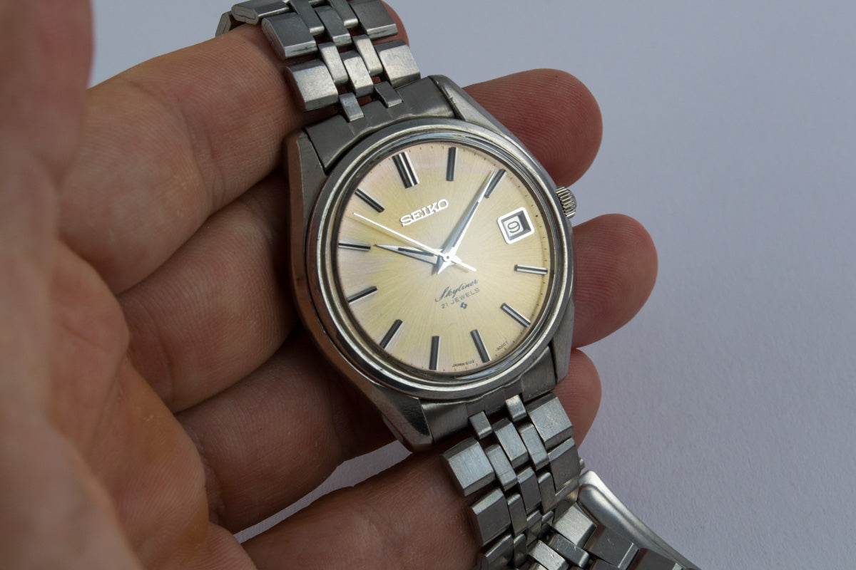 Seiko Skyliner 6102-8000 lumeville montre vintage