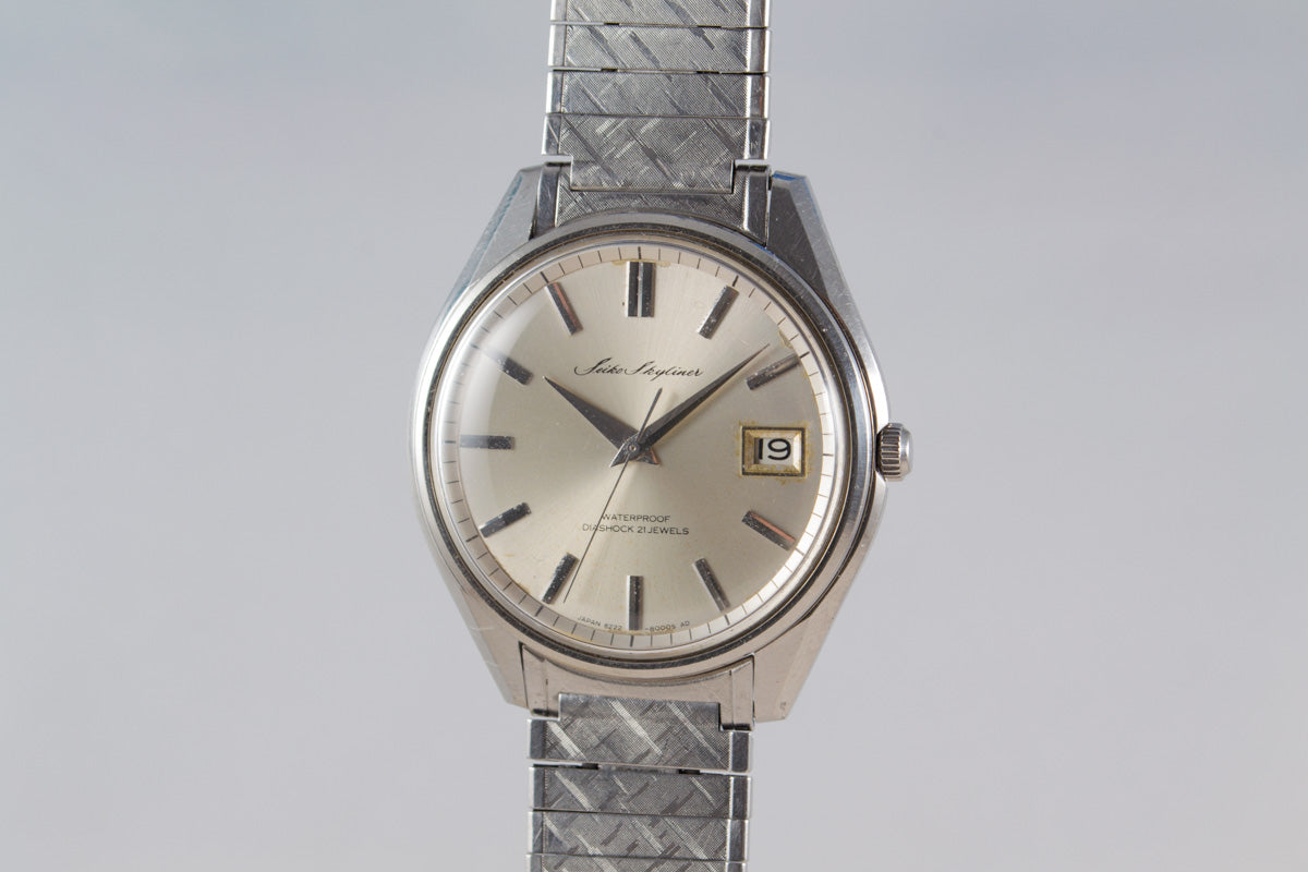Seiko Skyliner Jumbo 6222-8000 de 1967 Prefecture Aichi lumeville montre vintage