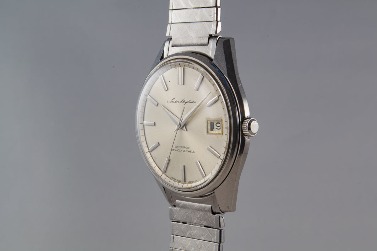 Seiko Skyliner Jumbo 6222-8000 de 1967 Prefecture Aichi lumeville montre vintage