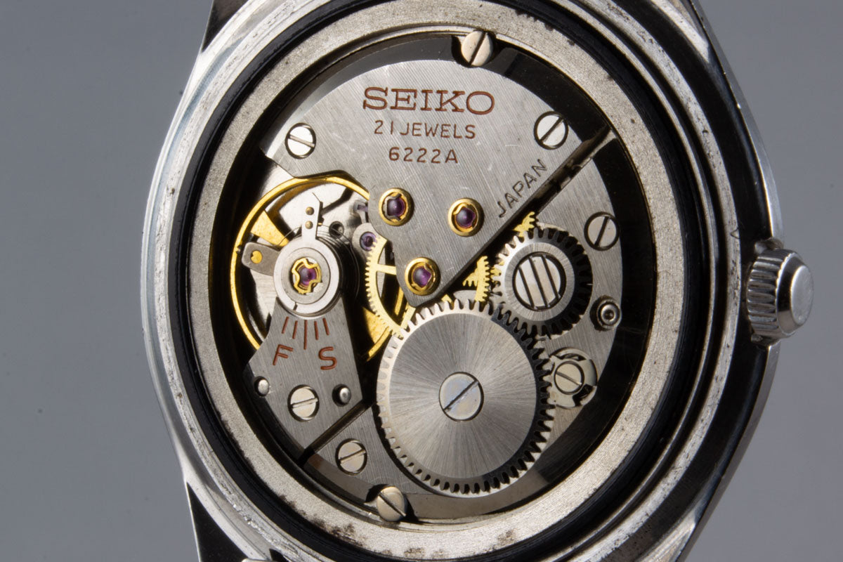 Seiko Skyliner Jumbo 6222-8000 de 1967 Prefecture Aichi lumeville montre vintage