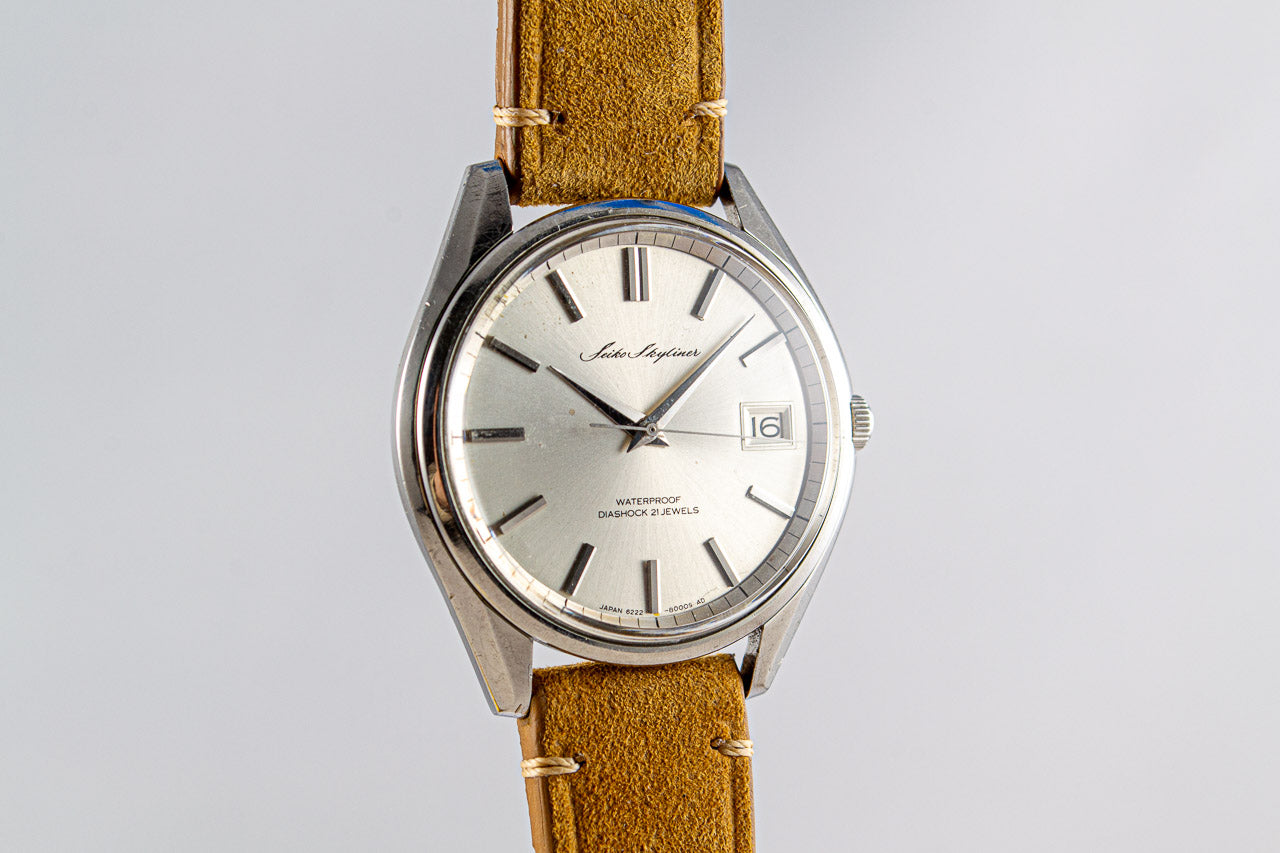 Seiko Skyliner Jumbo 6222-8000 lumeville montre vintage