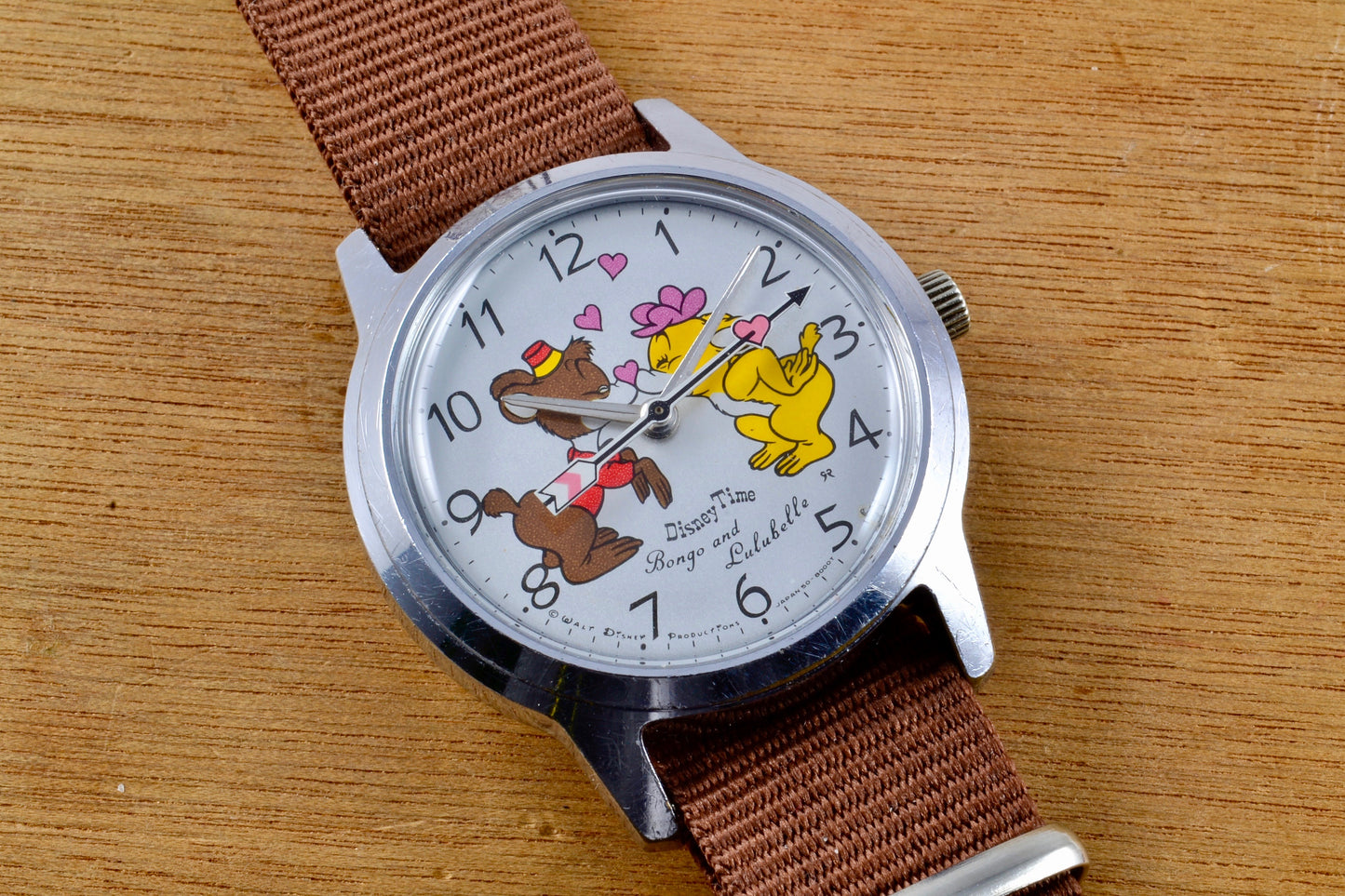 Seiko Bongo & Lulubelle Disney vers 1970 mécanique - LumeVille