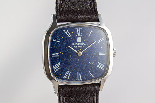 Universal Geneve Lapis lazuli 1-42 lumeville montre vintage