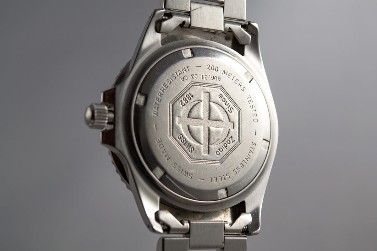 Zodiac GMT Pepsi 806.21.03 lumeville montre vintage