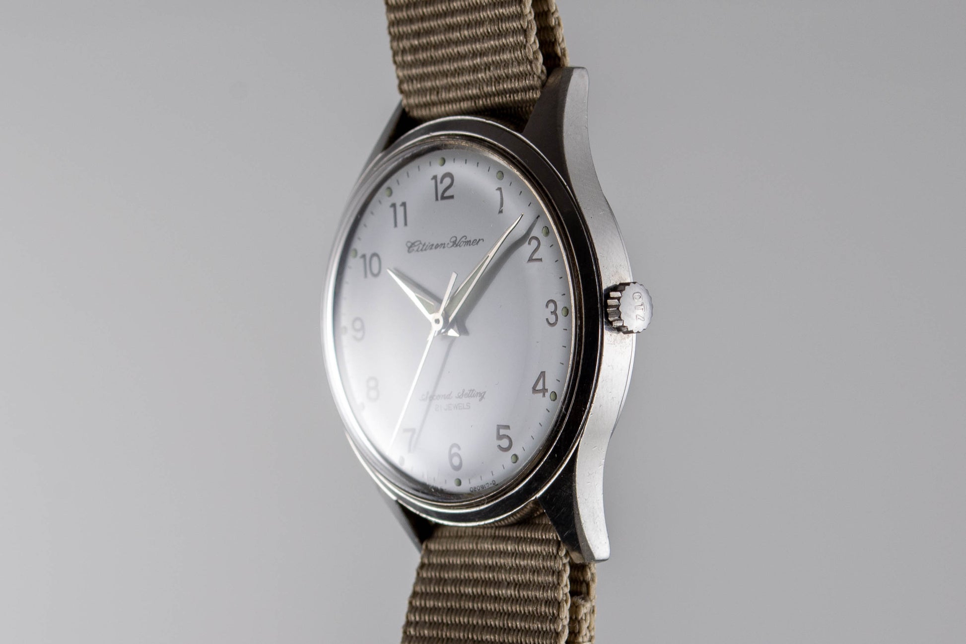 Citizen Homer Second Setting Railway JNR lumeville montre vintage
