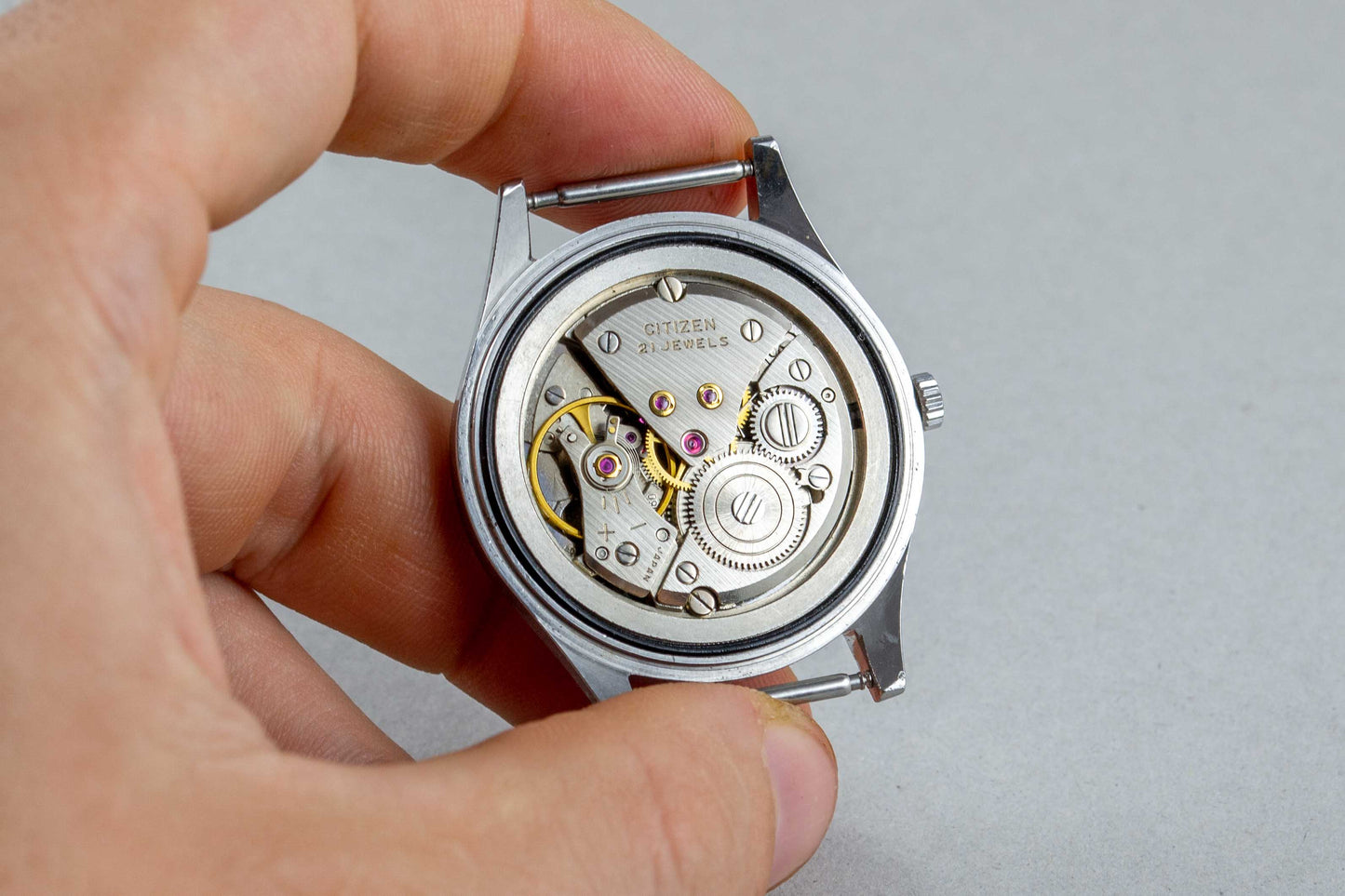 Citizen Homer Second Setting Railway JNR lumeville montre vintage