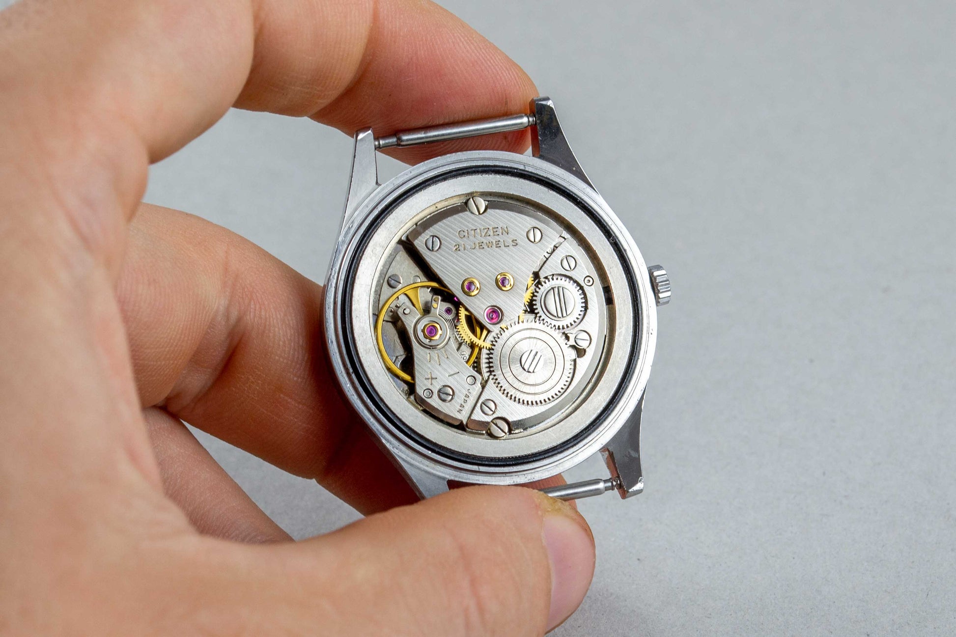 Citizen Homer Second Setting Railway JNR lumeville montre vintage