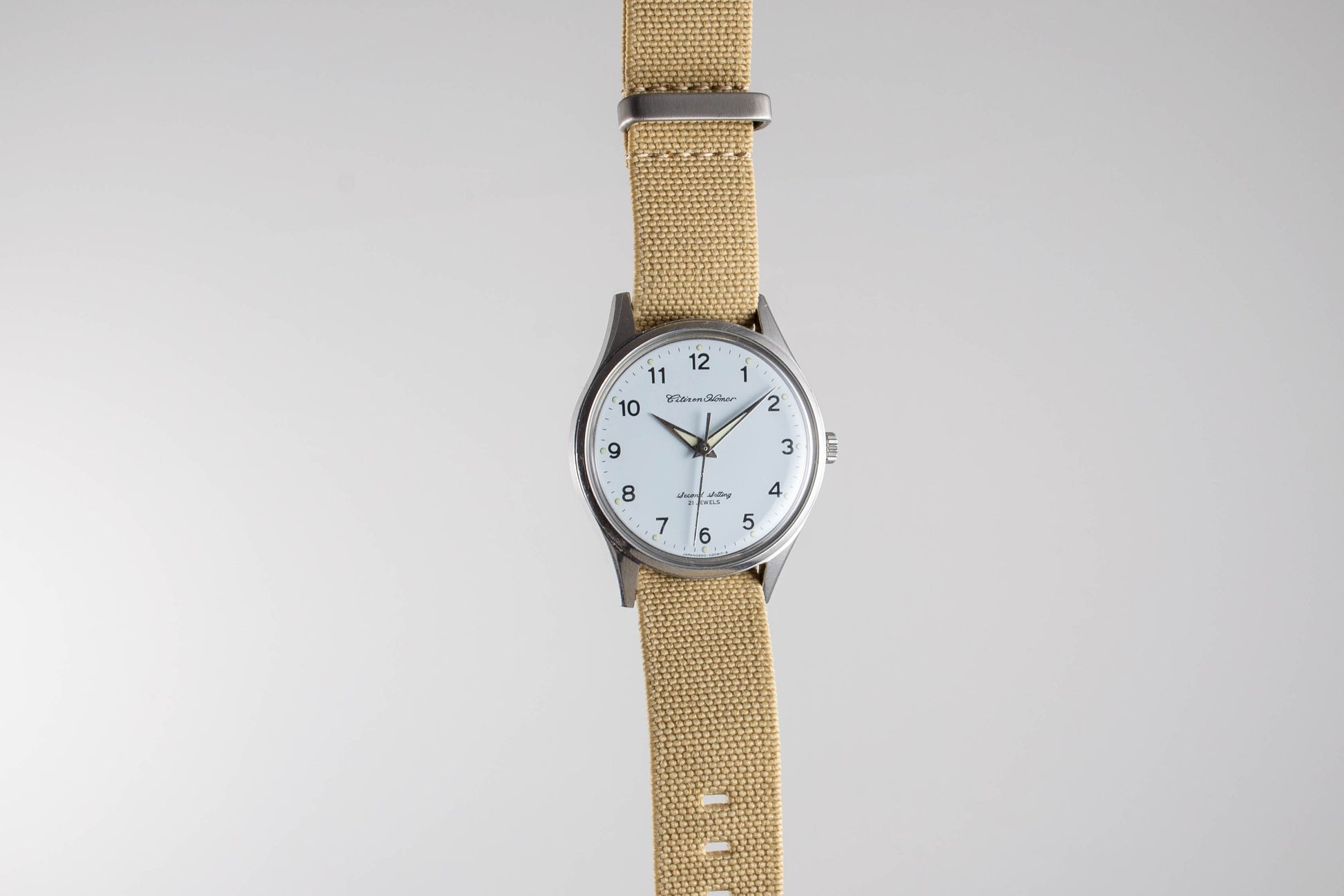Citizen Homer Second Setting Railway JNR lumeville montre vintage
