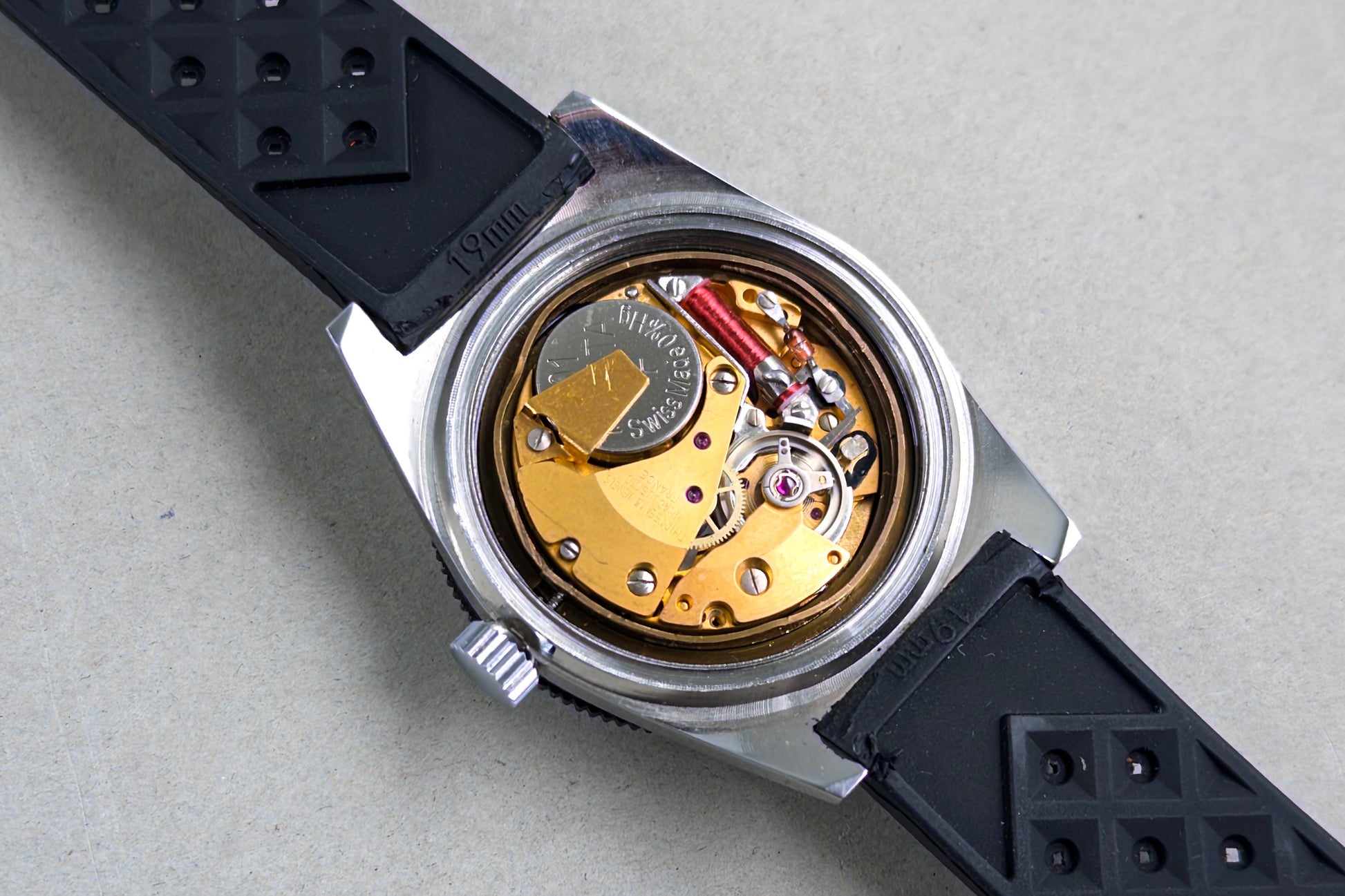 Lip Nautic 3 Diver Electronic r184 lumeville vintage watch movement