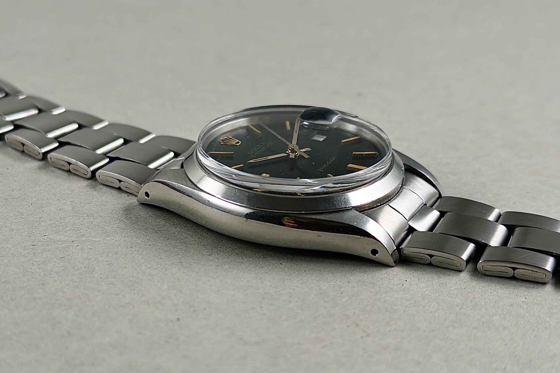 Rolex Oysterdate Precision 6694 gilt stardust dial 1967 - vintage Rolex watch