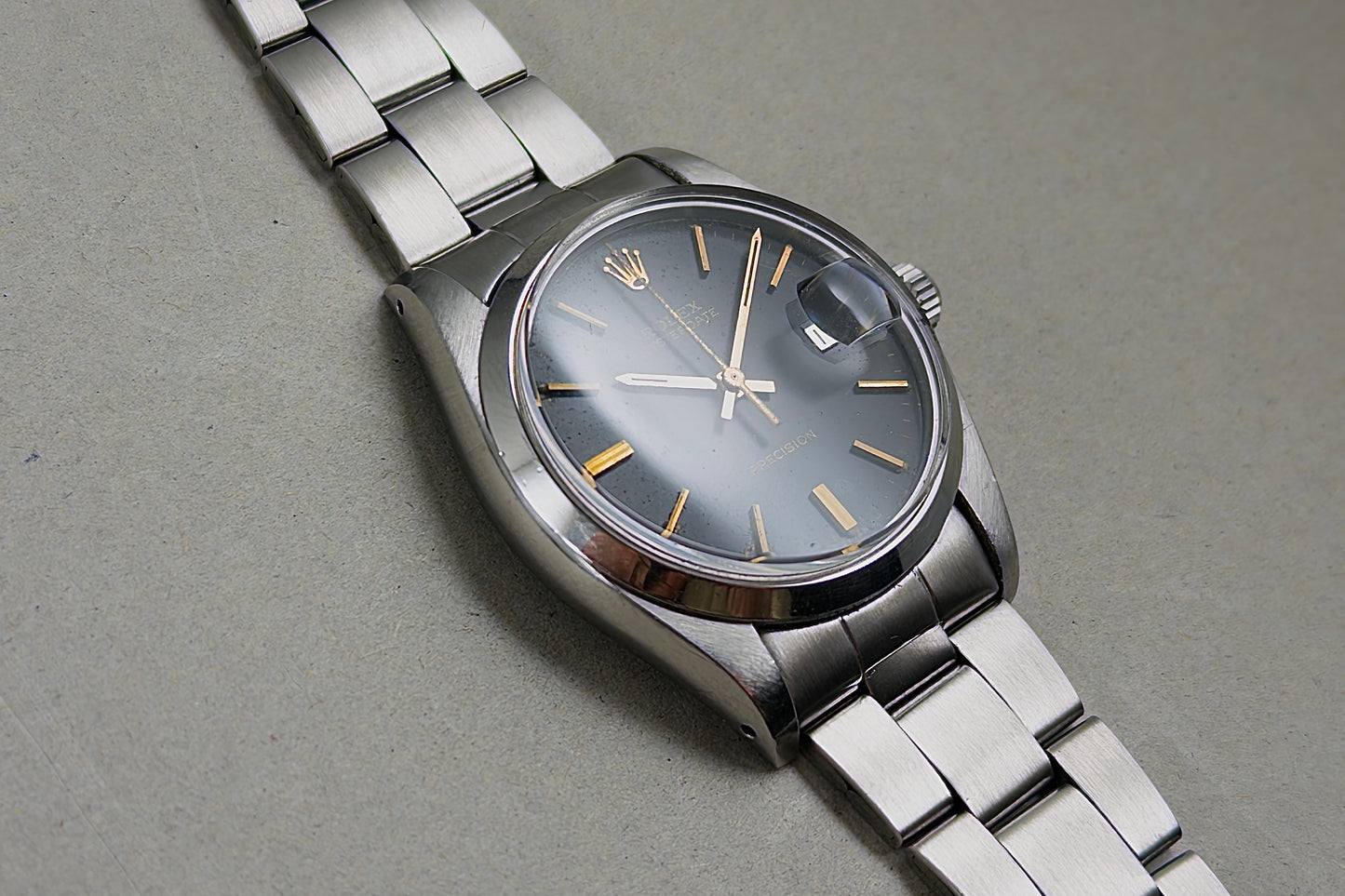 Rolex Oysterdate Precision 6694 gilt stardust dial 1967 - vintage Rolex watch