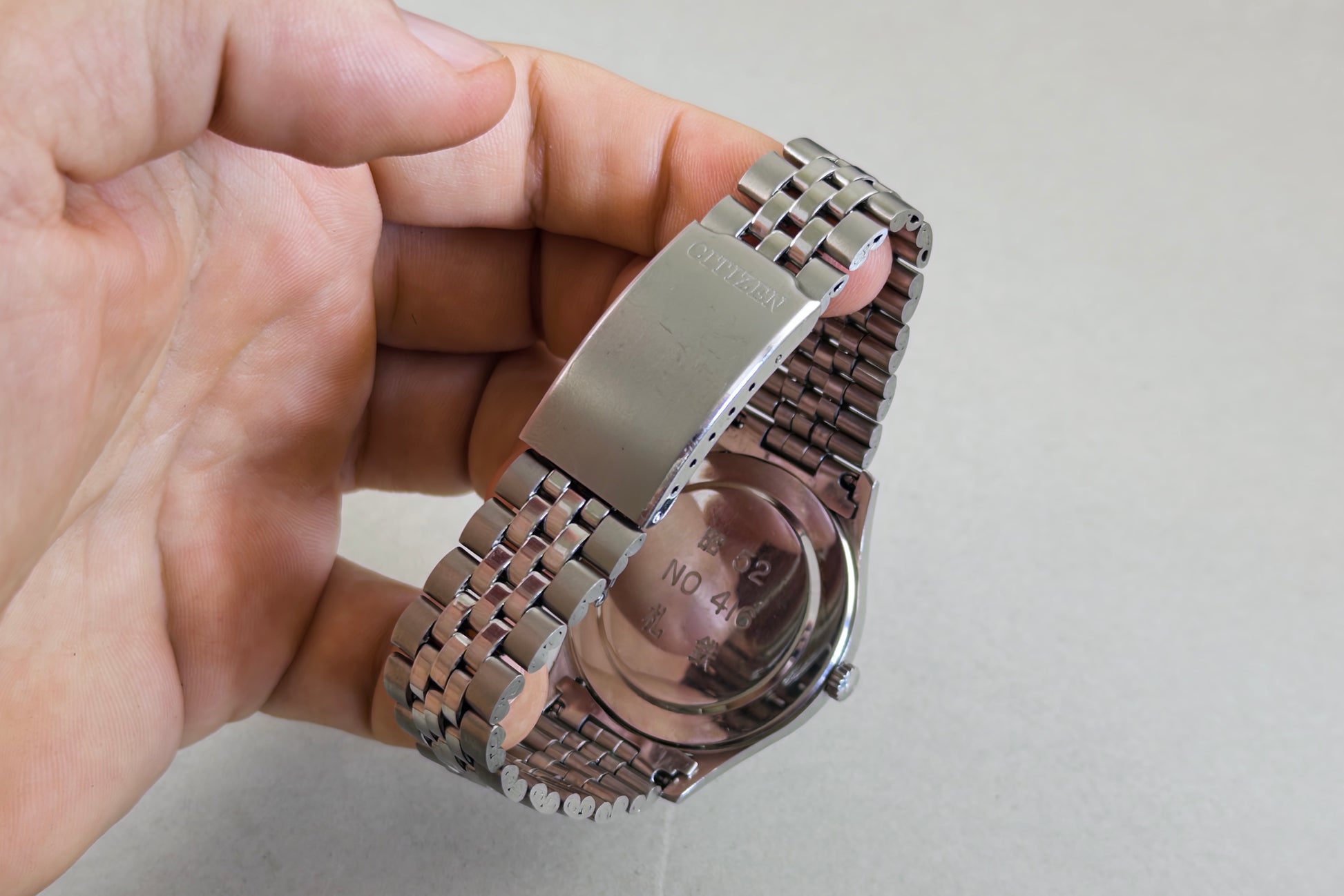 Rolex Oyster Precision 6426 shown on a steel jubilee bracelet with folding clasp