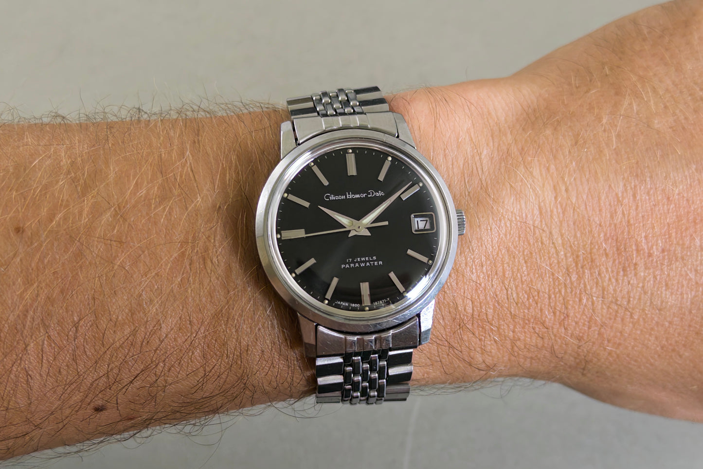 Citizen Homer Date 63-2058 worn on the wrist