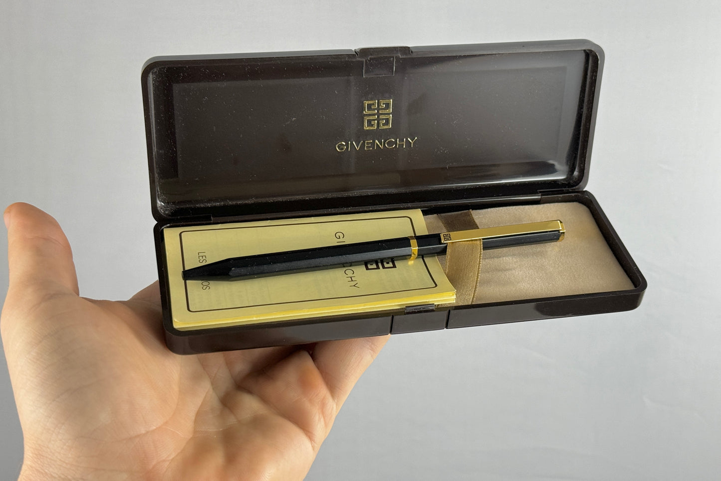 Givenchy - Black lacquer pen circa 1980