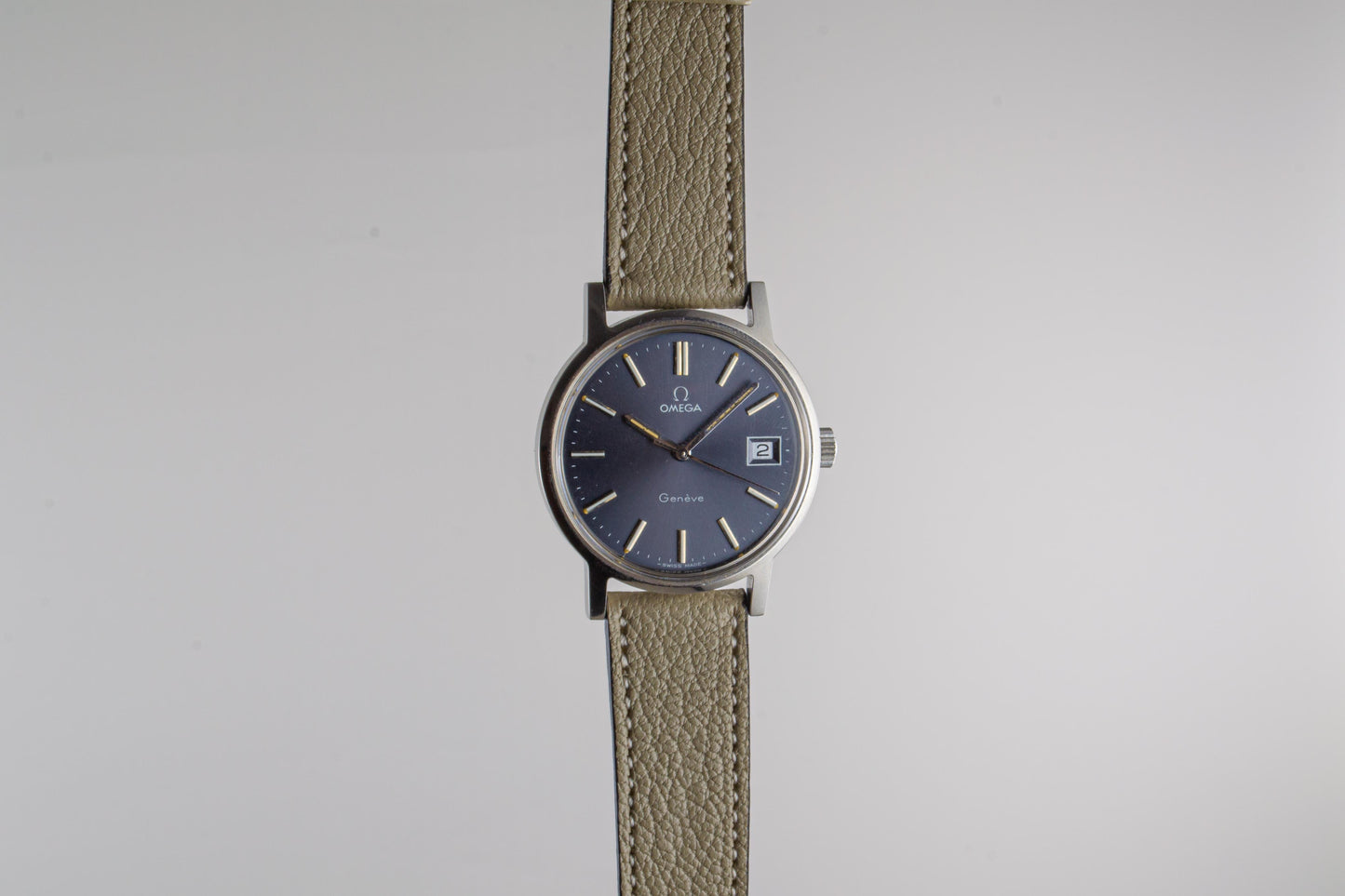 Omega Genève 1360098 Cadran Bleu de 1972