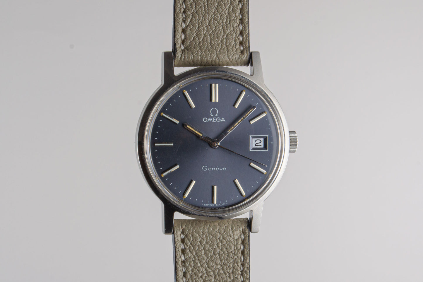 Omega Genève 1360098 Cadran Bleu de 1972