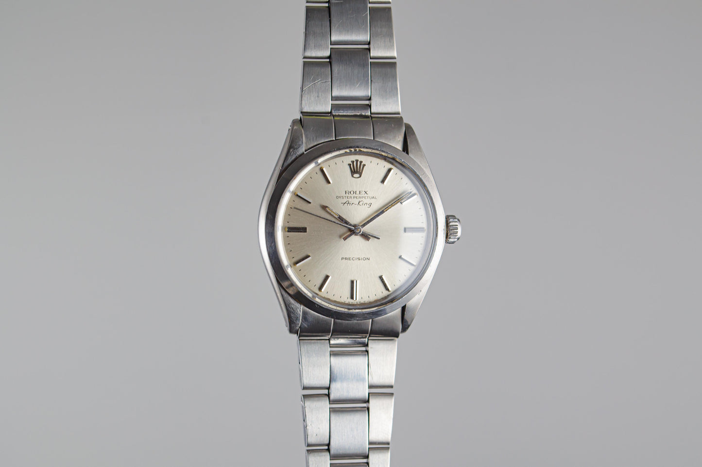 Rolex Air King 5500 Oyster Precision lumeville montre vintage