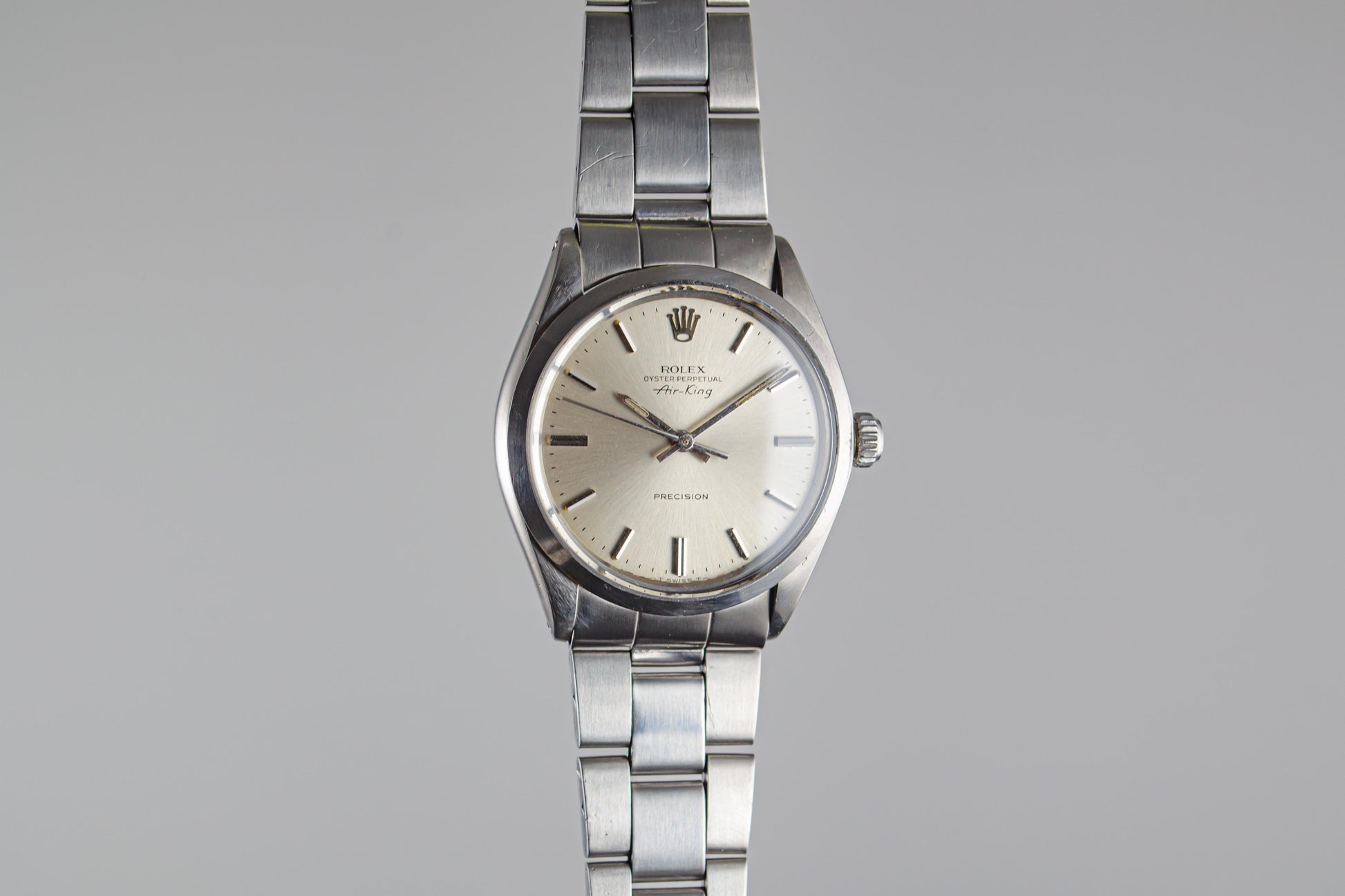 Rolex Air King 5500 Oyster Precision lumeville montre vintage