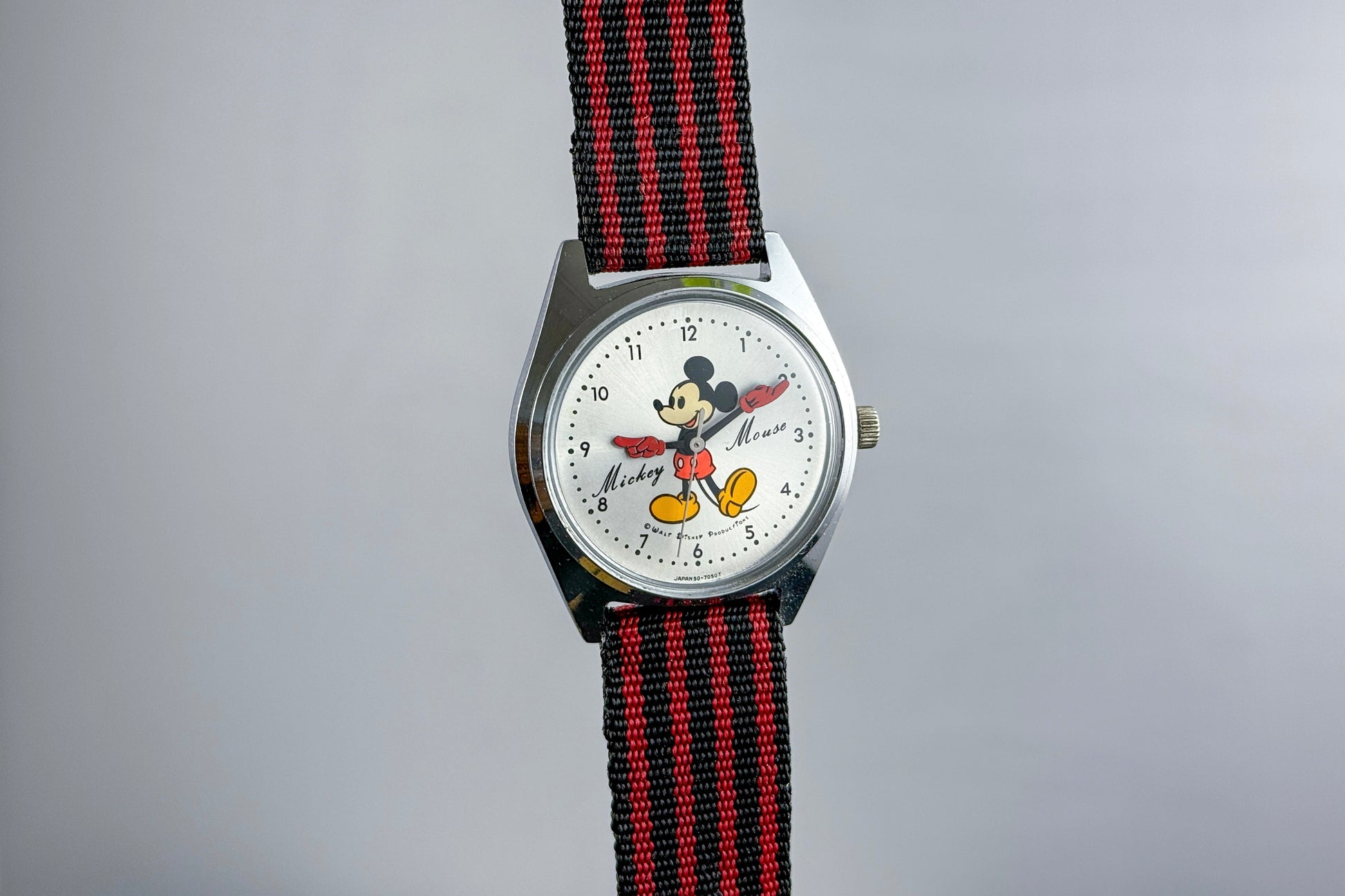 Seiko Disney Mickey Mouse 5000-7000 lumeville montre vintage 