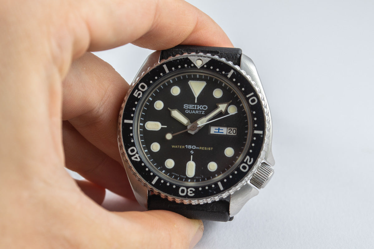 Seiko Diver JDM 7548-7000 lumeville montre vintage