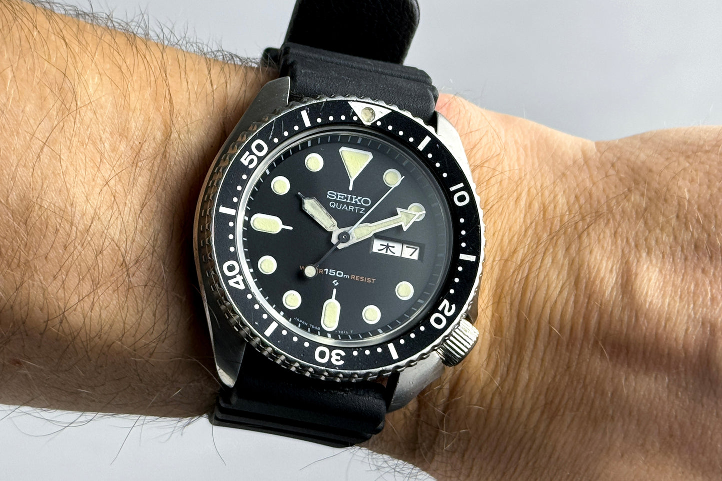 Seiko Diver JDM 7548-7000 lumeville montre vintage 