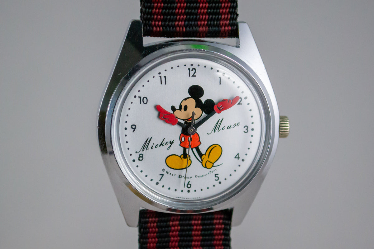 Seiko Mickey Mouse 5000-7000 lumeville montre vintage