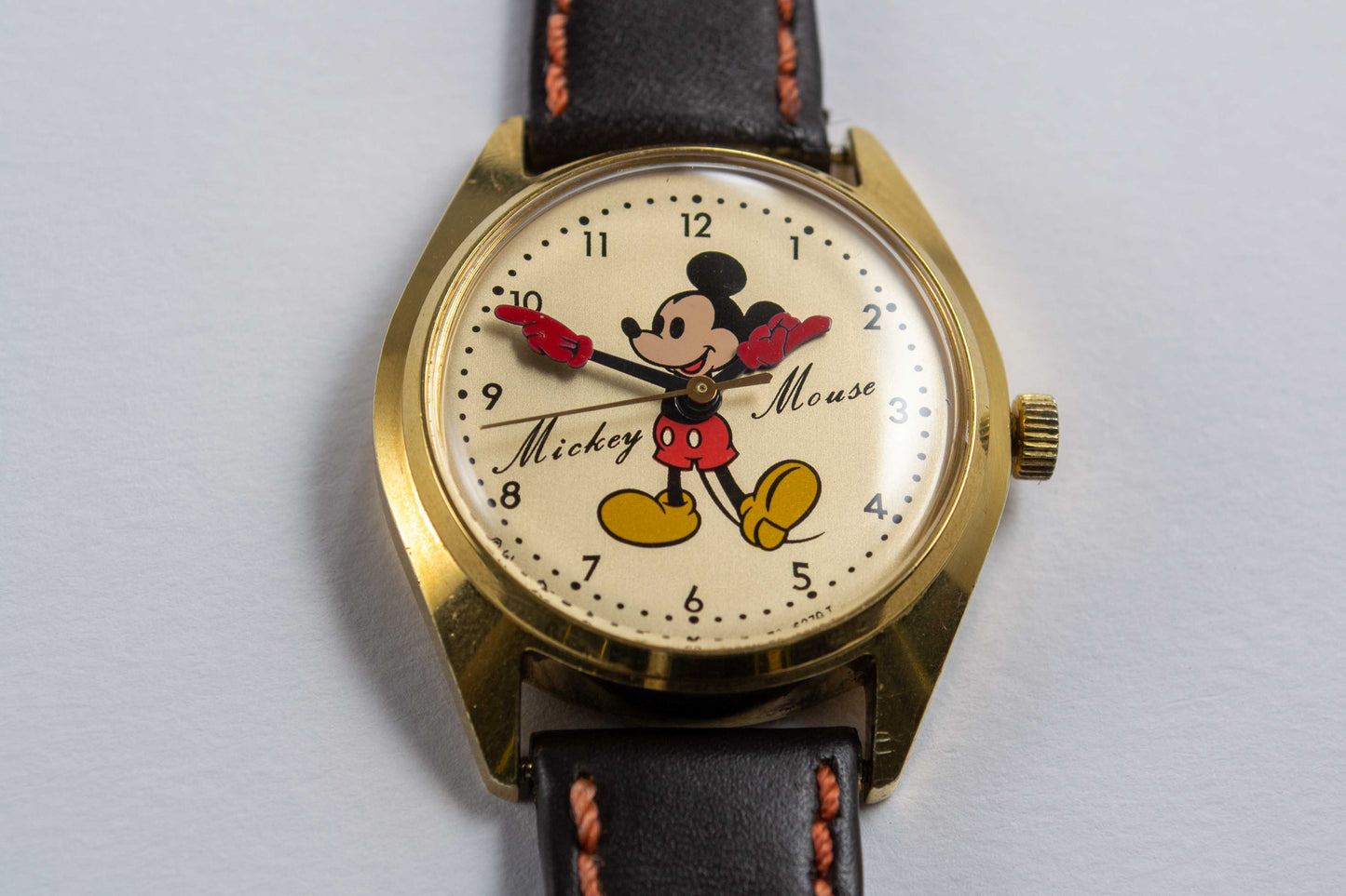 Seiko Mickey Walt Disney Gold circa 1970