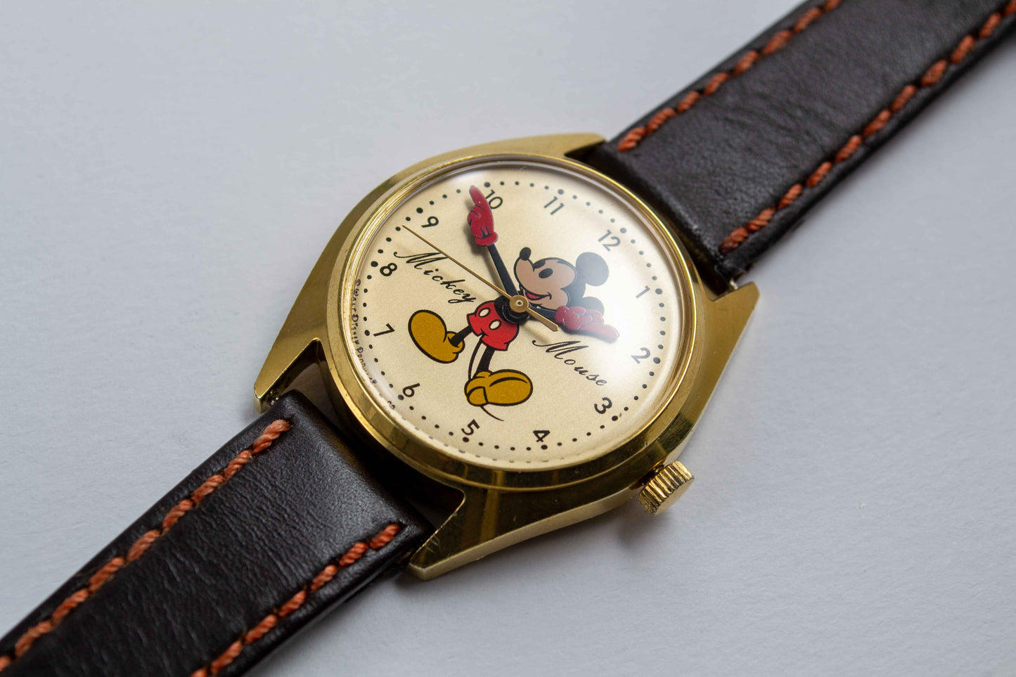 Seiko Mickey Walt Disney Gold circa 1970