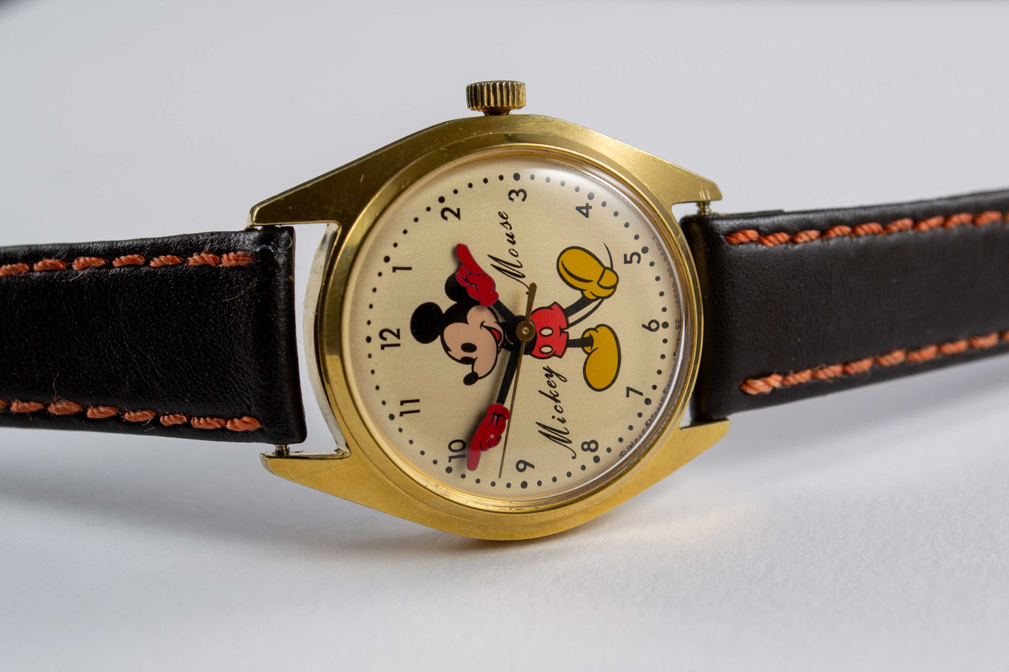 Seiko Mickey Walt Disney Dorée vers 1970