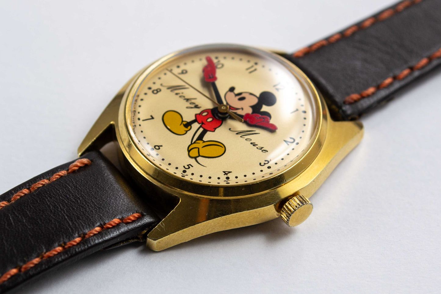 Seiko Mickey Walt Disney Gold circa 1970