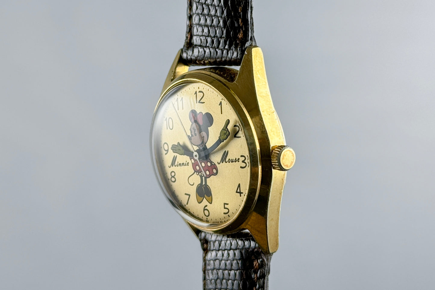 Seiko Minnie Mouse Walt Disney 5000-6030 lumeville montre vintage 