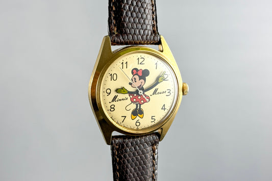 Seiko Minnie Mouse Walt Disney 5000-6030 lumeville montre vintage 