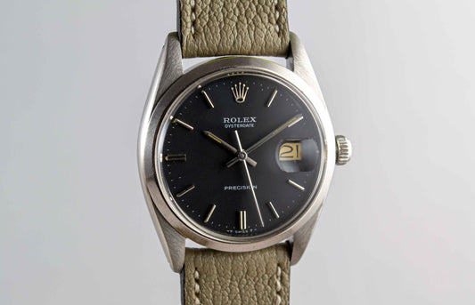 lumeville montres vintages Rolex Oyster 6694 Precision black dial