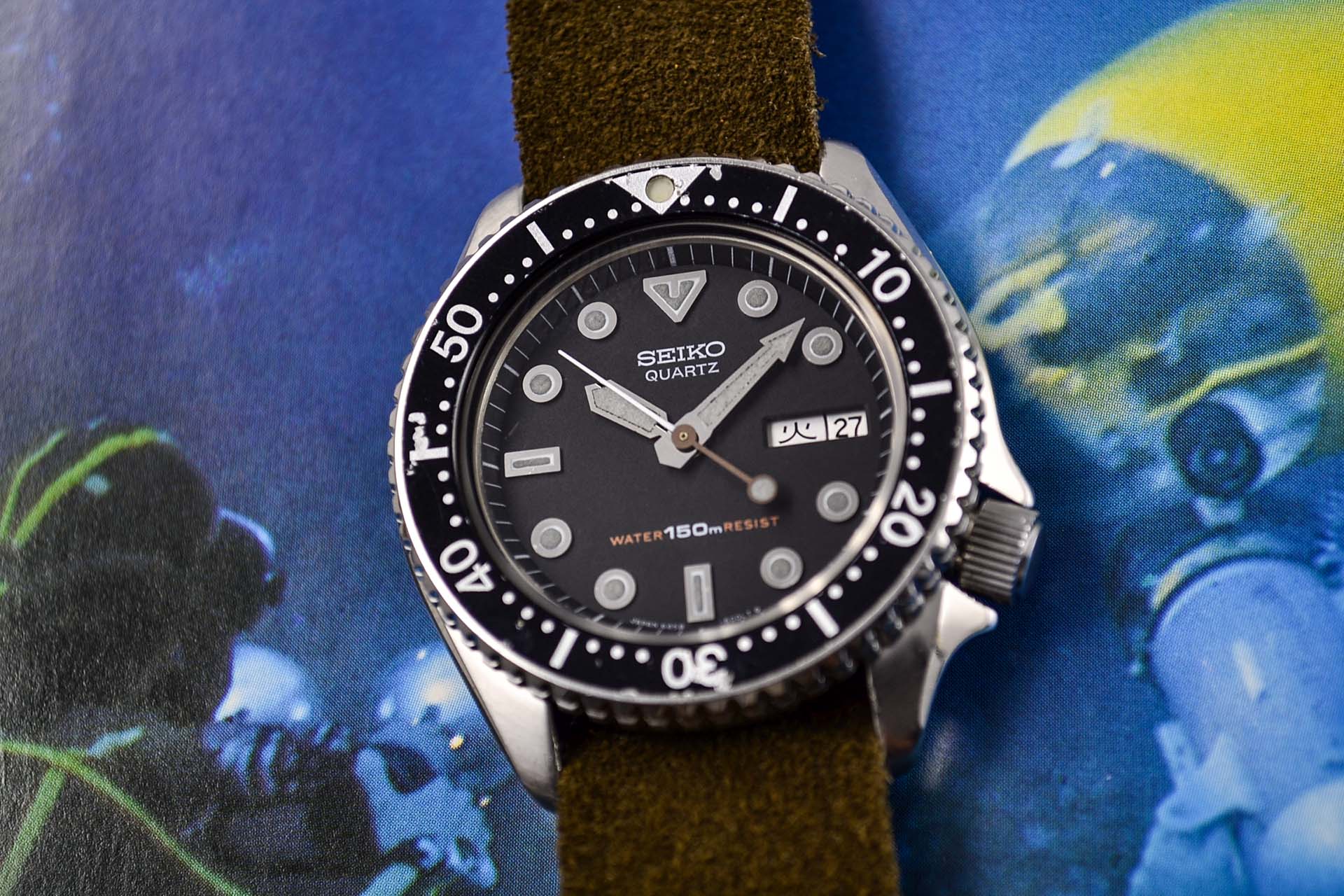 Seiko Diver 6458 6000 JDM lumeville montre vintage