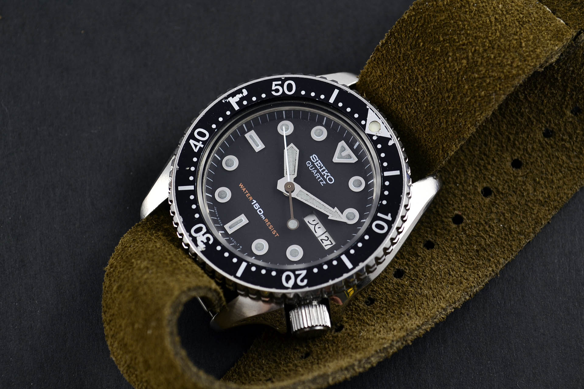 Seiko Diver 6458 6000 JDM lumeville montre vintage