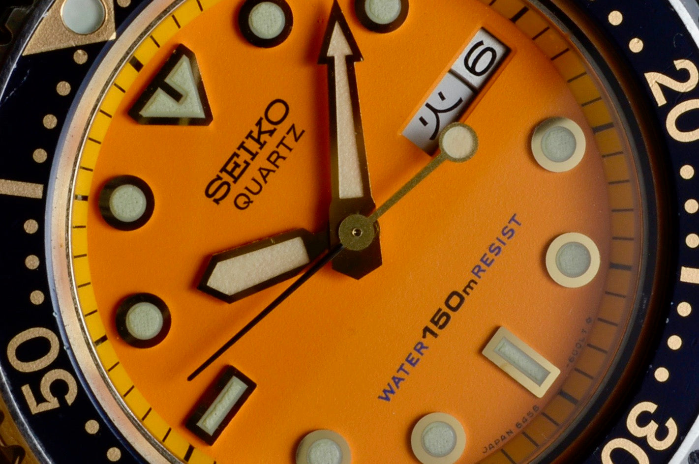 Seiko Diver 6458 Orange de 1981 - LumeVille