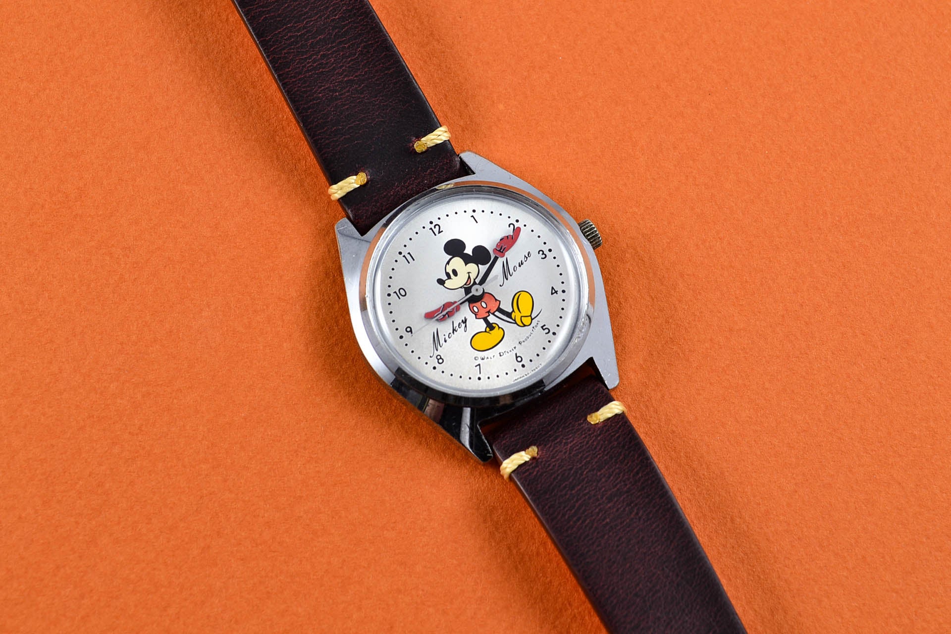 Seiko Mickey Mouse Walt Disney lumeville montre vintage