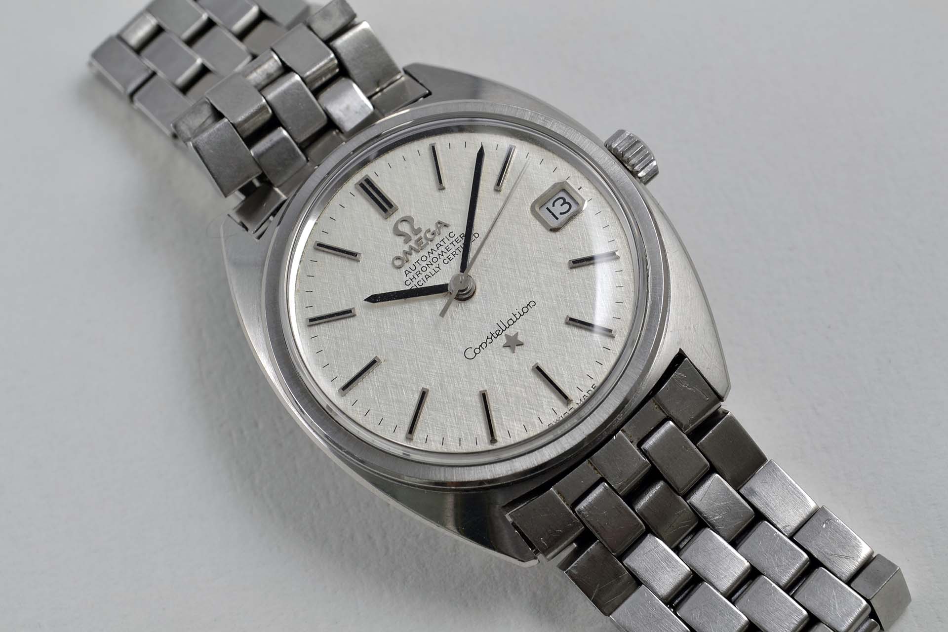 Omega Constellation "C" 168.017 Linen Dial late 1960 - LumeVille