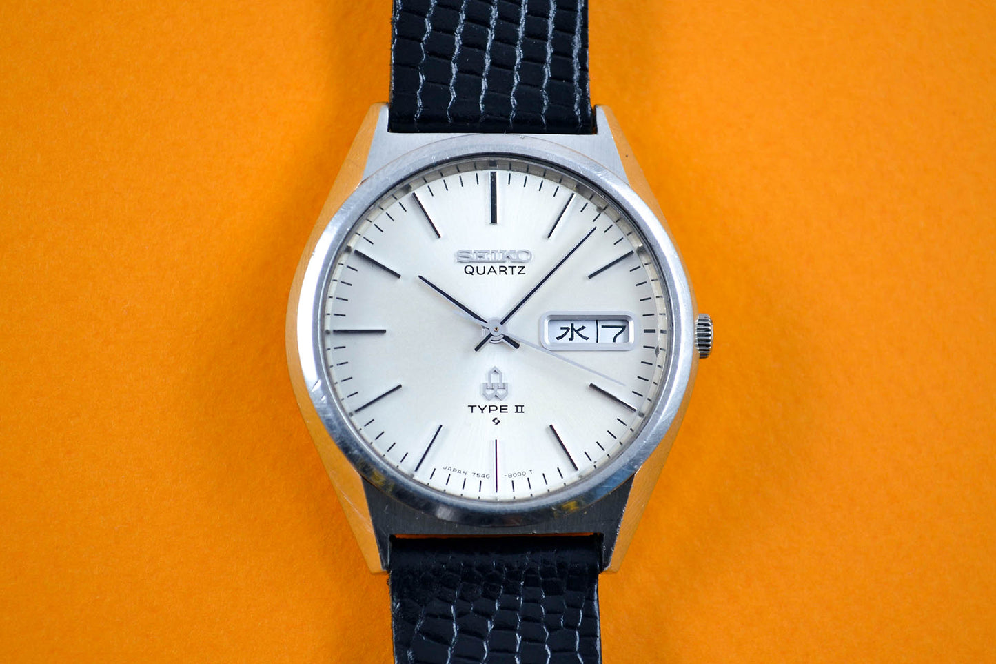 Seiko Quartz JDM Type II 7546-8000 montre vintage lumeville
