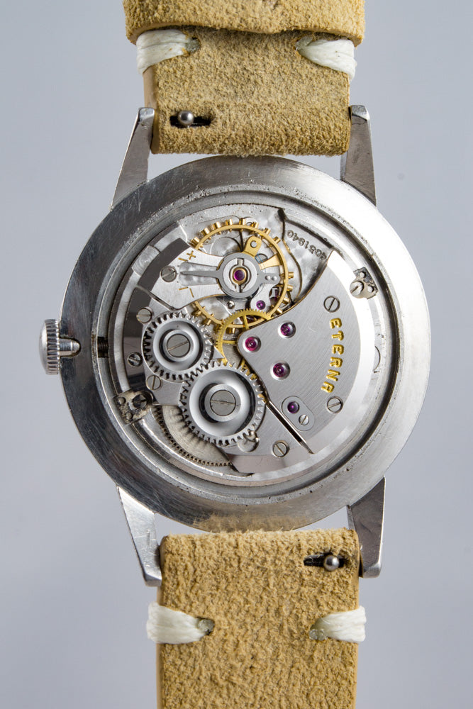 Eterna 3 aiguilles 1407 vers 1950 lumeville montre vintage