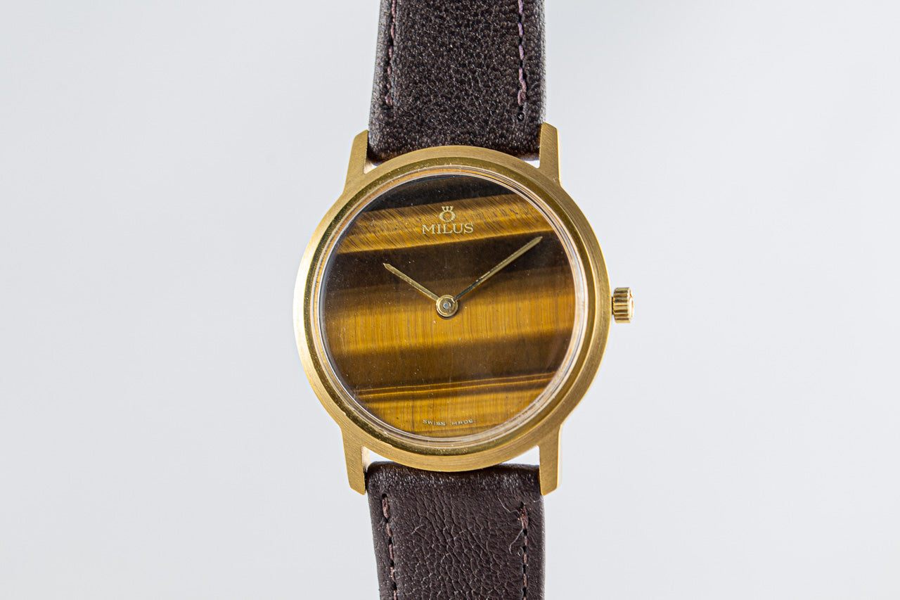 Milus Oeil du Tigre peseux 7001 lumeville montre vintage